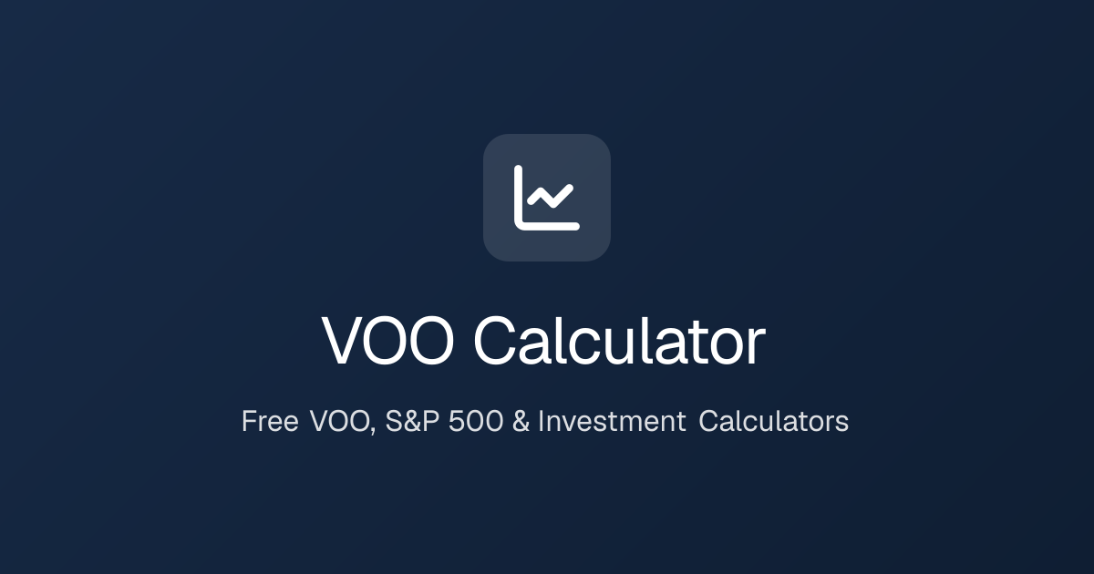 VOO Calculator